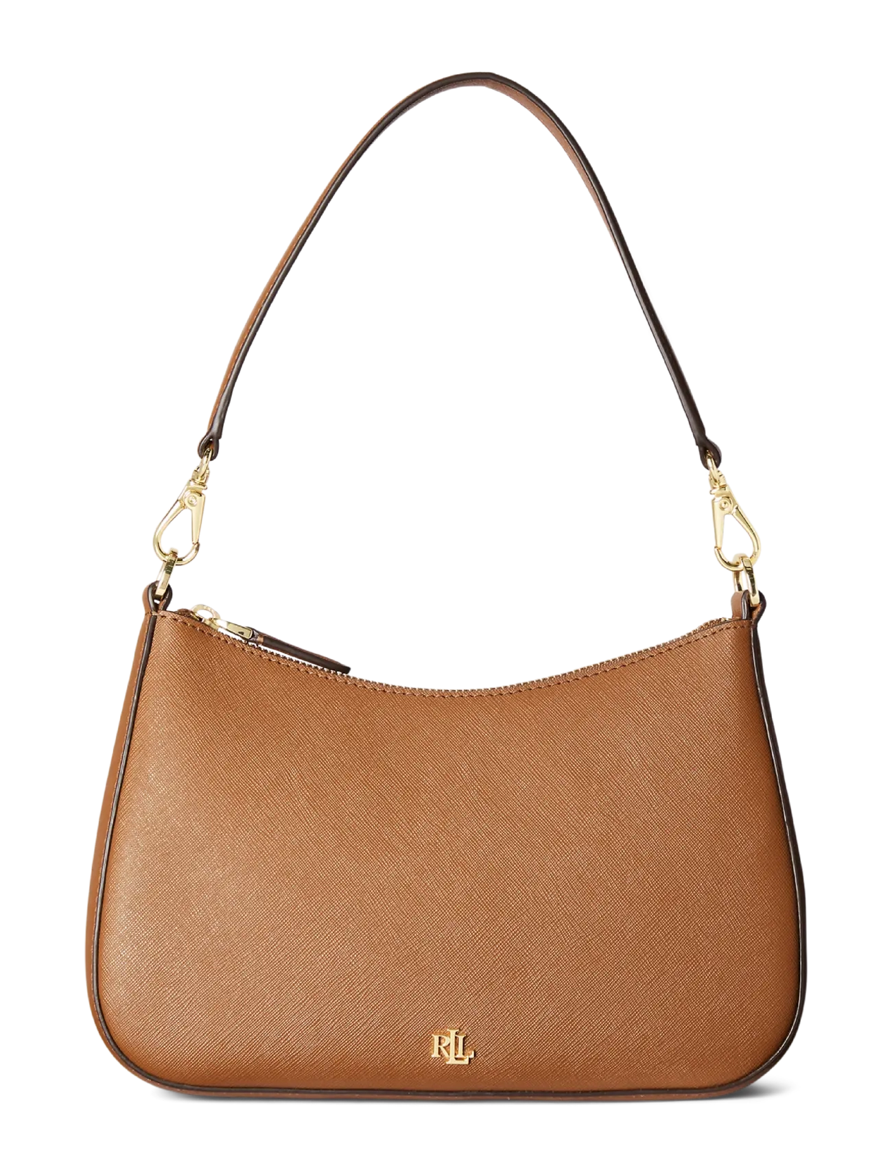 Lauren Ralph Lauren - Crosshatch Leather Medium Danni Bag - konfirmationstøj - lauren tan - 5