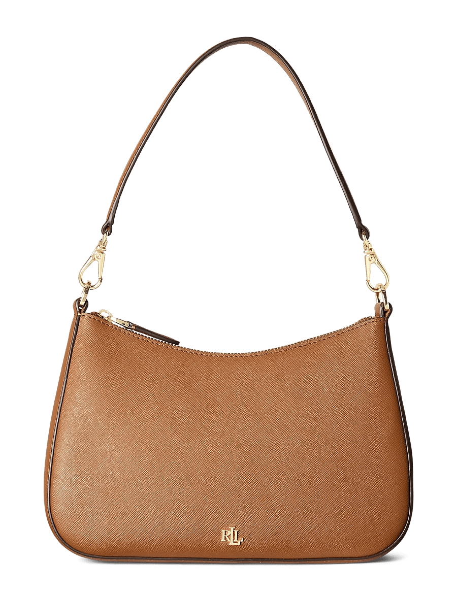 Lauren Ralph Lauren - Crosshatch Leather Medium Danni Bag - konfirmationstøj - lauren tan - 5