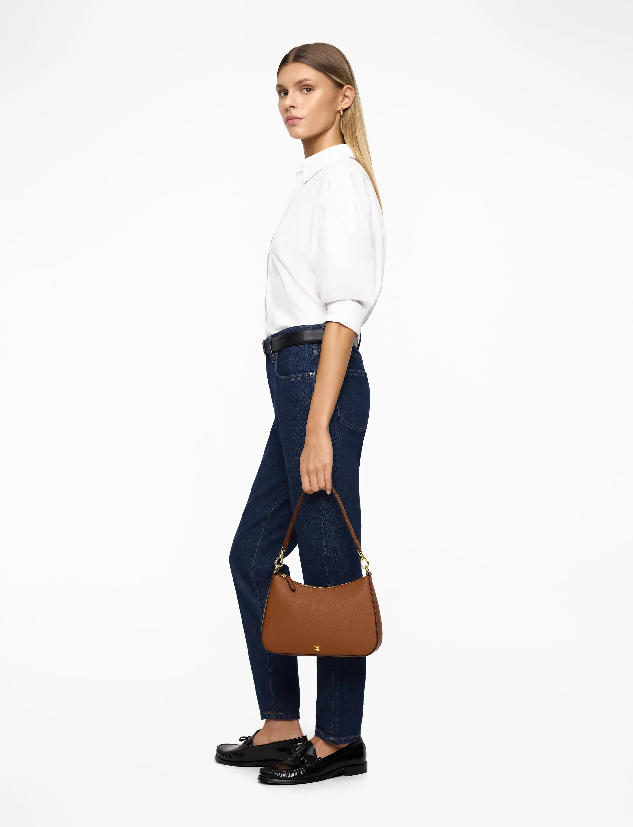 Crosshatch Leather Medium Danni Bag 2