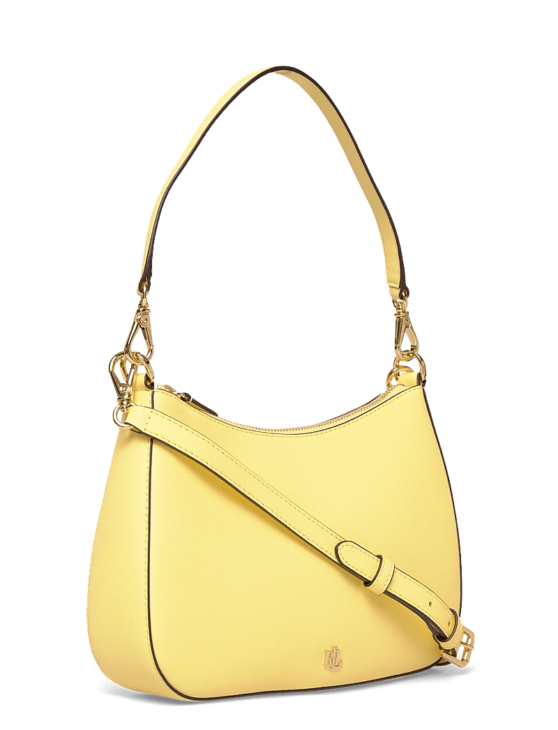 Lauren Ralph Lauren - Crosshatch Leather Medium Danni Bag - konfirmationstøj - lemon sorbet - 2