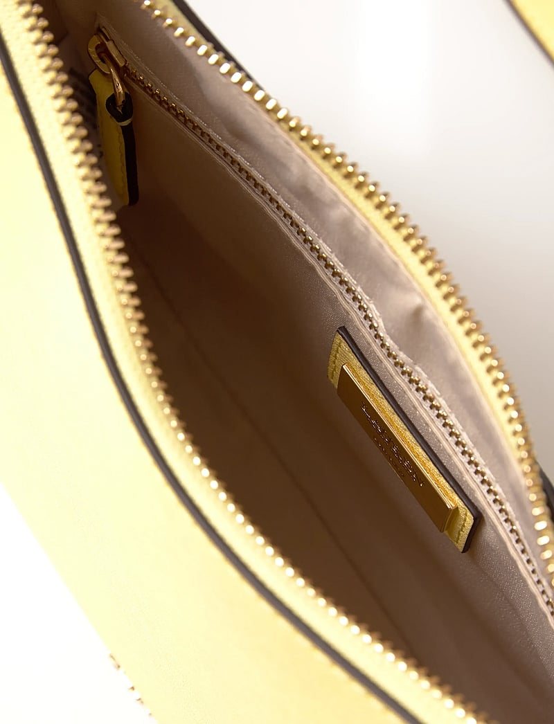 Lauren Ralph Lauren - Crosshatch Leather Medium Danni Bag - konfirmationstøj - lemon sorbet - 4