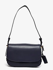Lauren Ralph Lauren - Leather Small Maddy Shoulder Bag - ballīšu apģērbs par outlet cenām - navy - 0