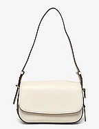 Leather Small Maddy Shoulder Bag - VANILLA