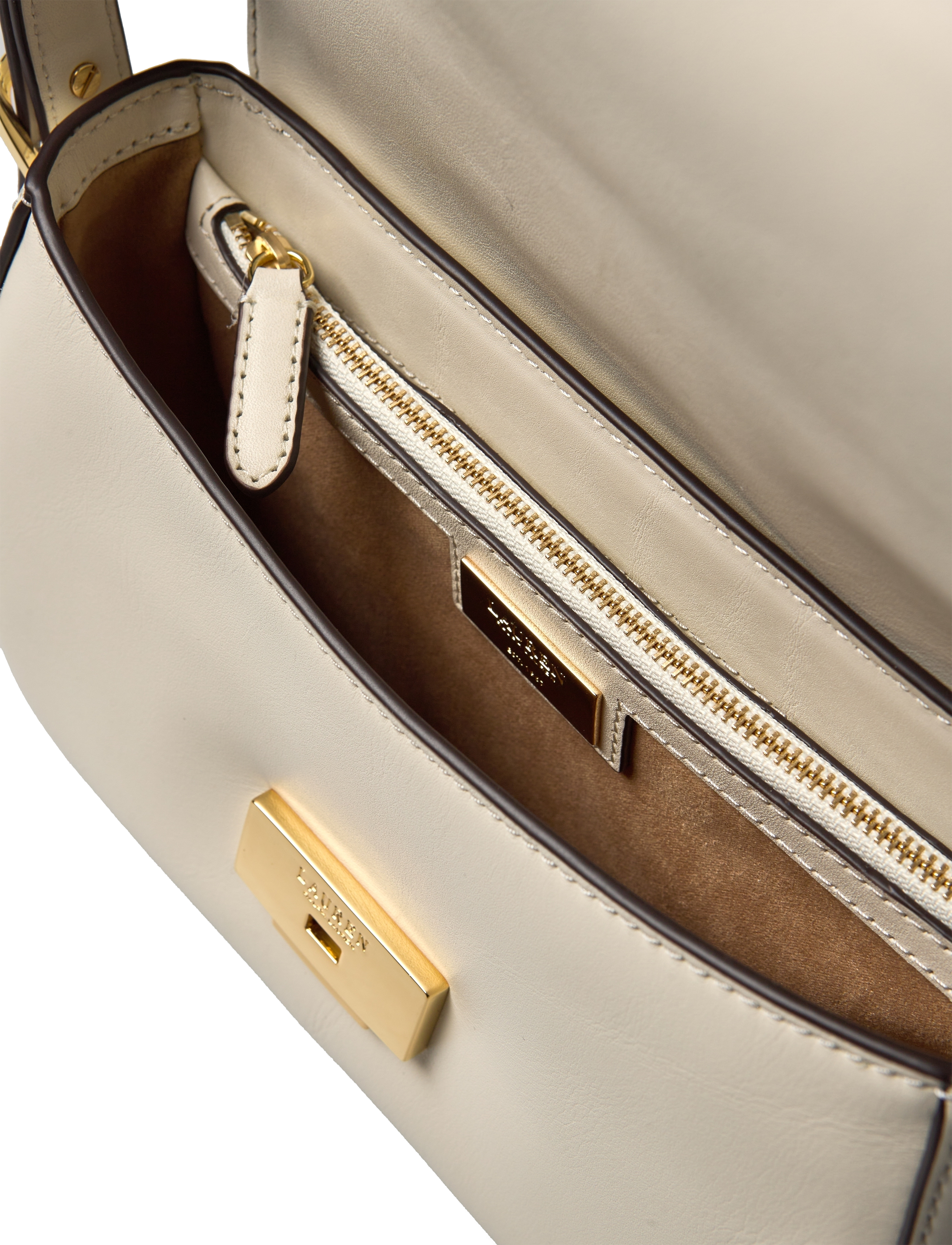 Lauren Ralph Lauren Leather Small Maddy Shoulder Bag 