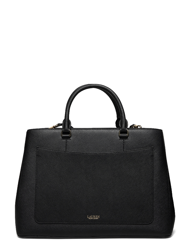 Lauren Ralph Lauren - Crosshatch Leather Large Hanna Satchel - besondere anlässe - black - 1
