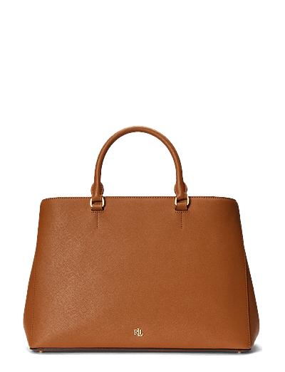 Crosshatch Leather Large Hanna Satchel - Skuldertasker