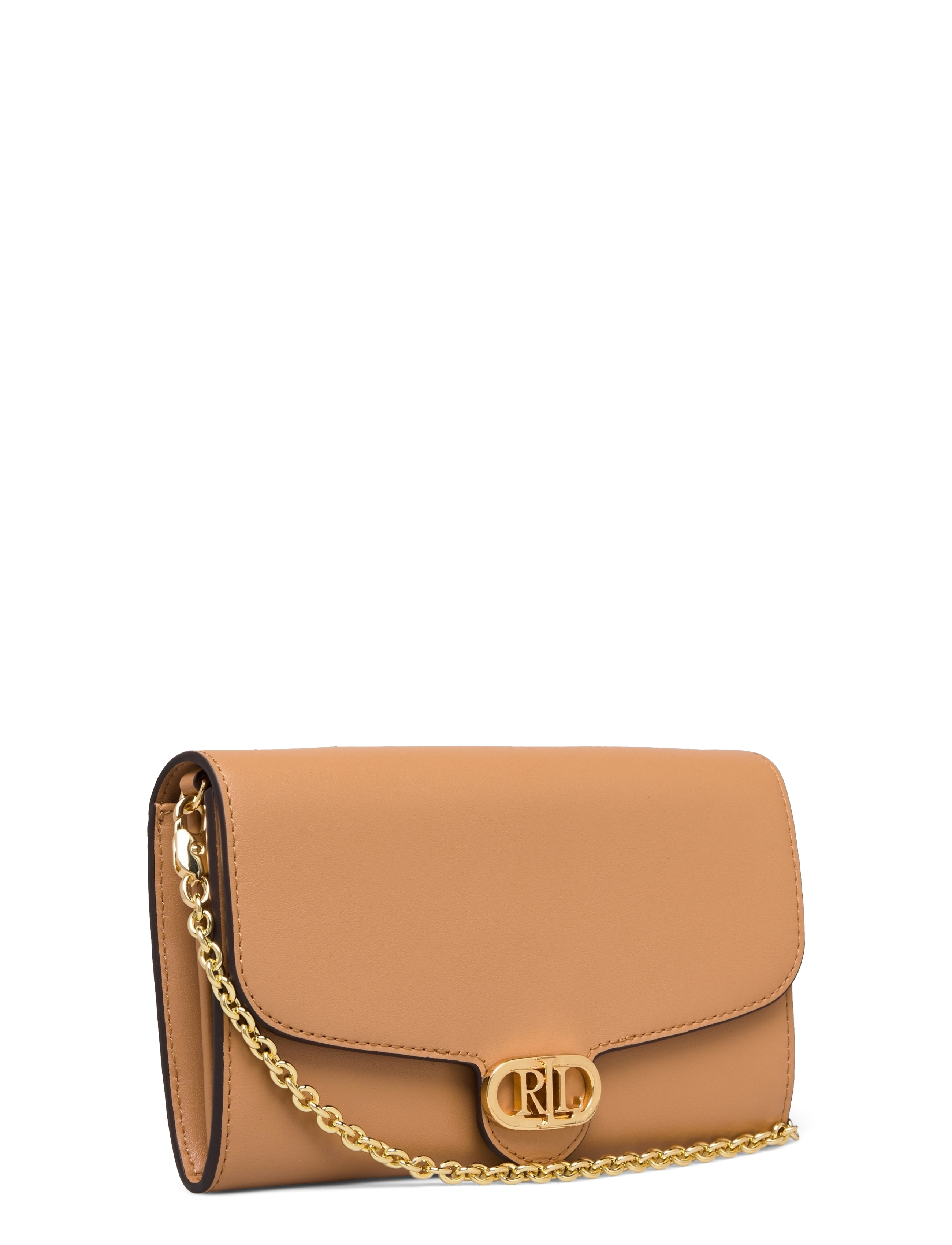 Lauren Ralph Lauren - Leather Medium Adair Crossbody - buff - 2