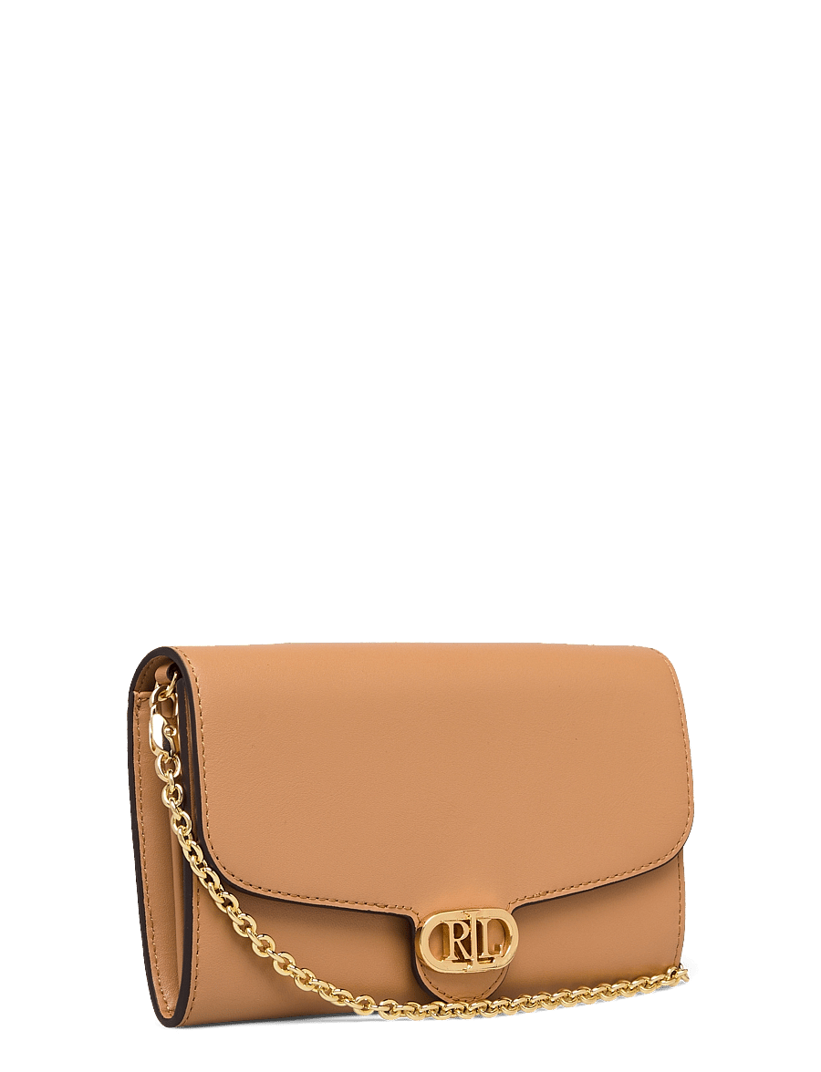 Lauren Ralph Lauren - Leather Medium Adair Crossbody - buff - 2