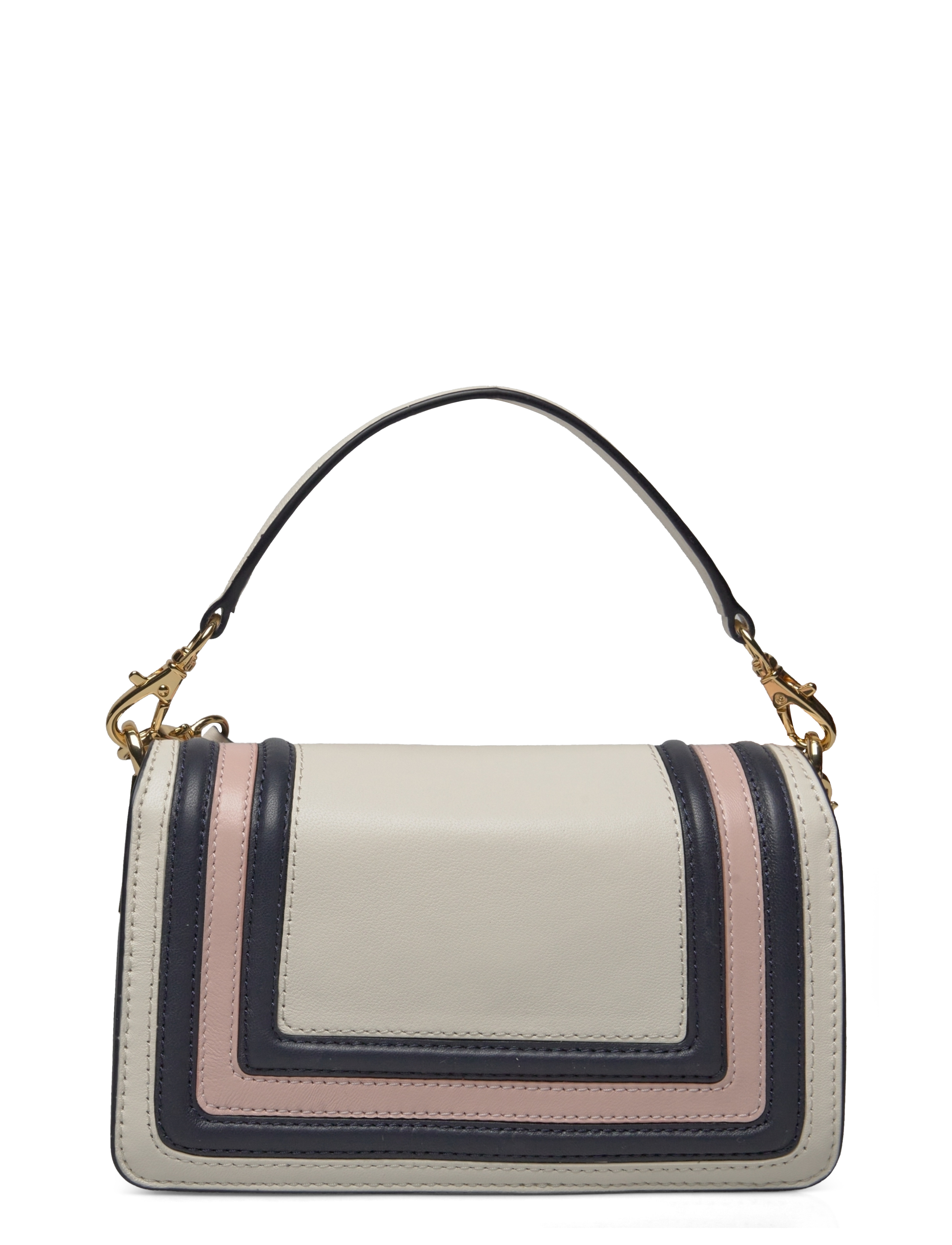 Lauren Ralph Lauren - Nappa Leather Small Tayler Crossbody Bag - vanilla/refined n - 1