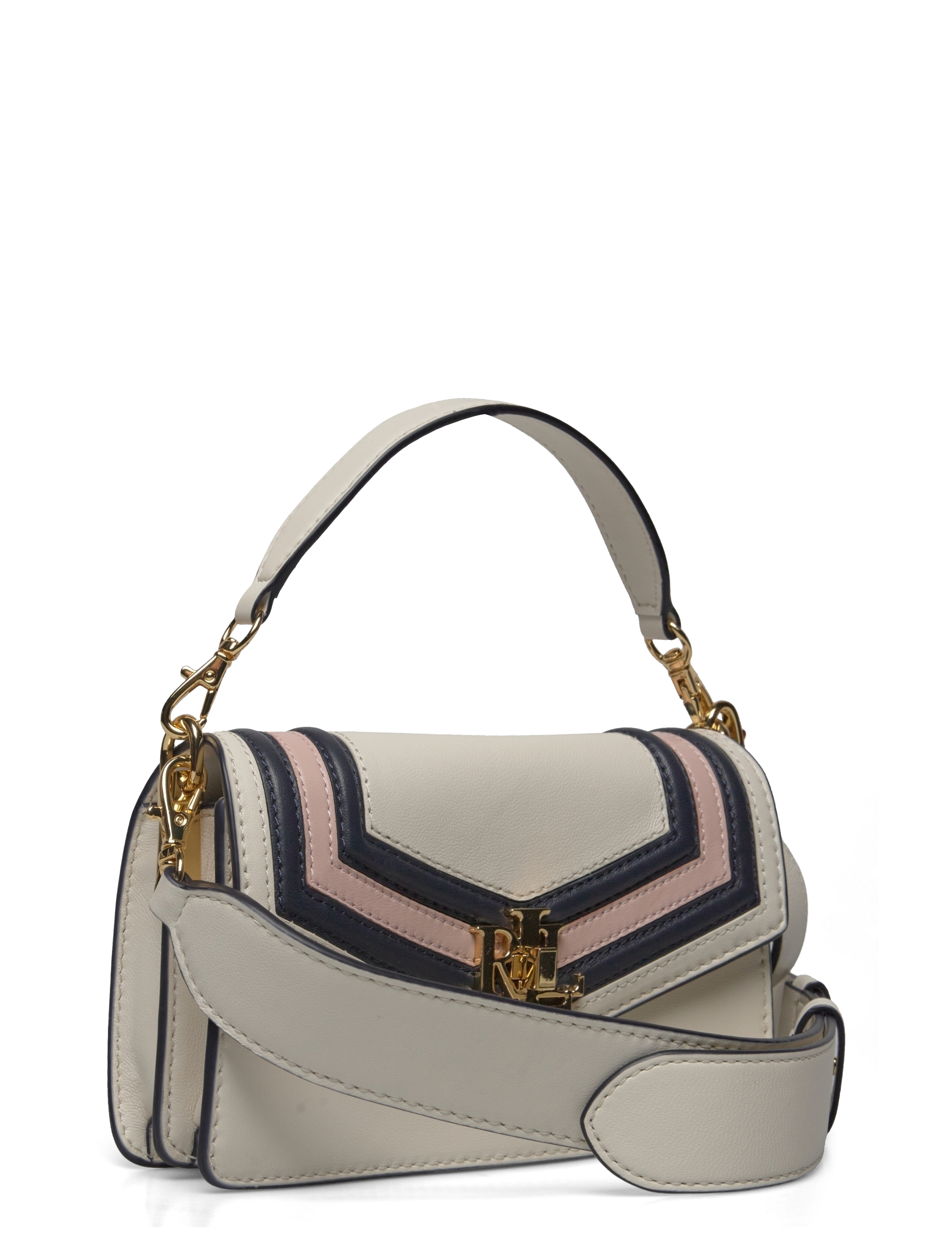 Lauren Ralph Lauren - Nappa Leather Small Tayler Crossbody Bag - vanilla/refined n - 2