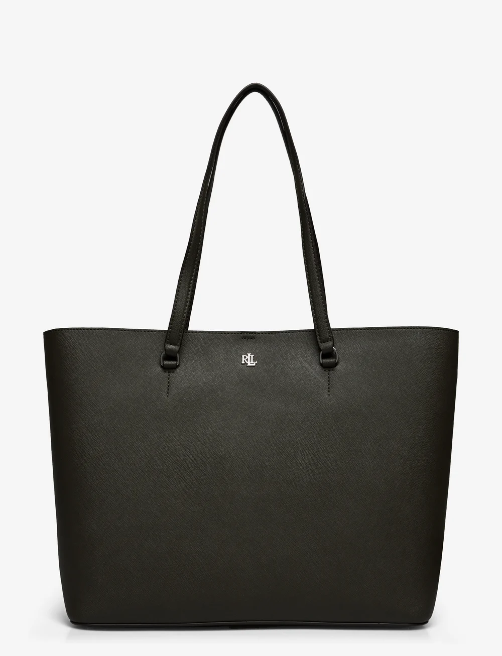 Lauren Ralph Lauren Crosshatch Leather Large Karly Tote Tote Bags Boozt