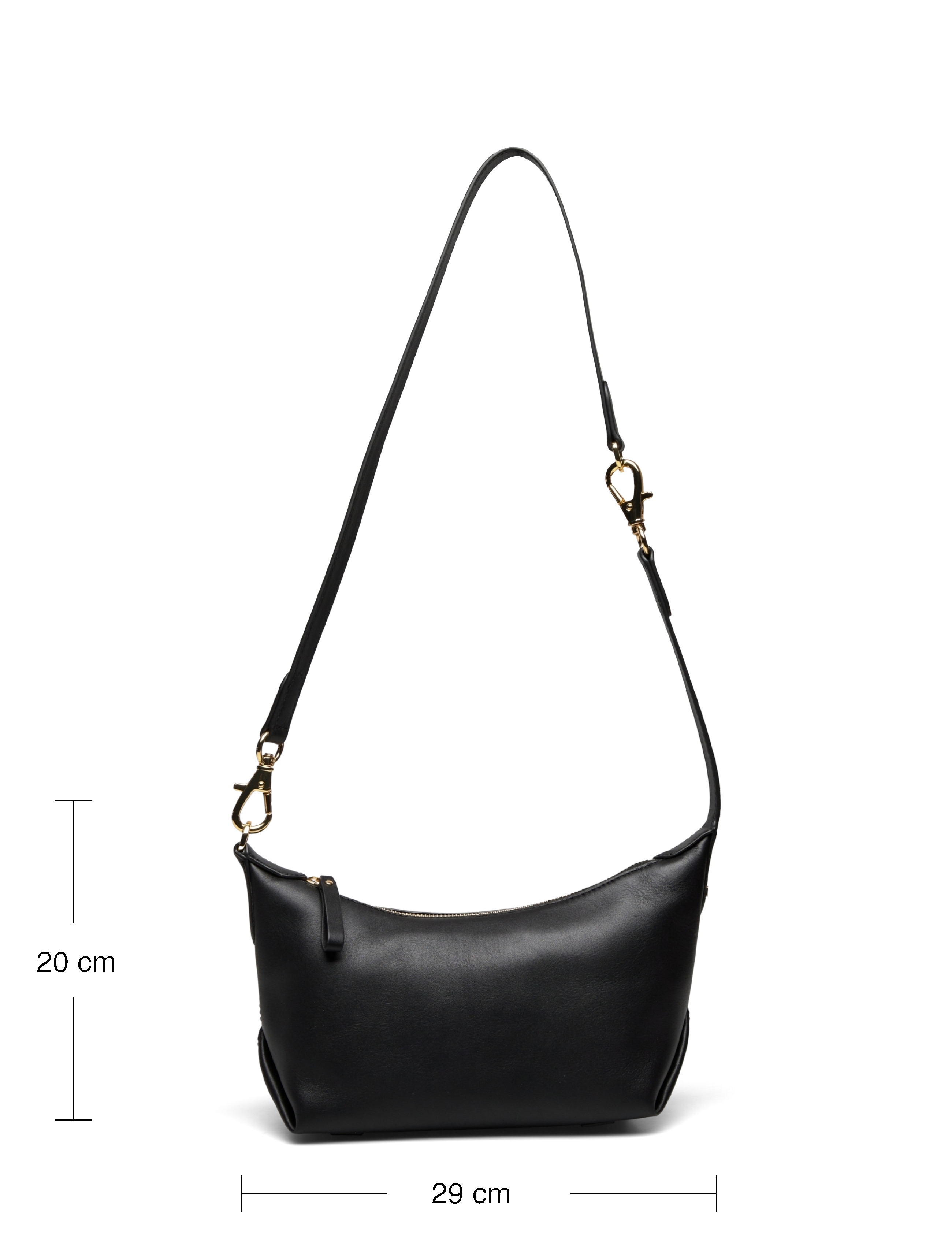 Lauren Ralph Lauren - Leather Small Kassie Convertible Bag - black - 5