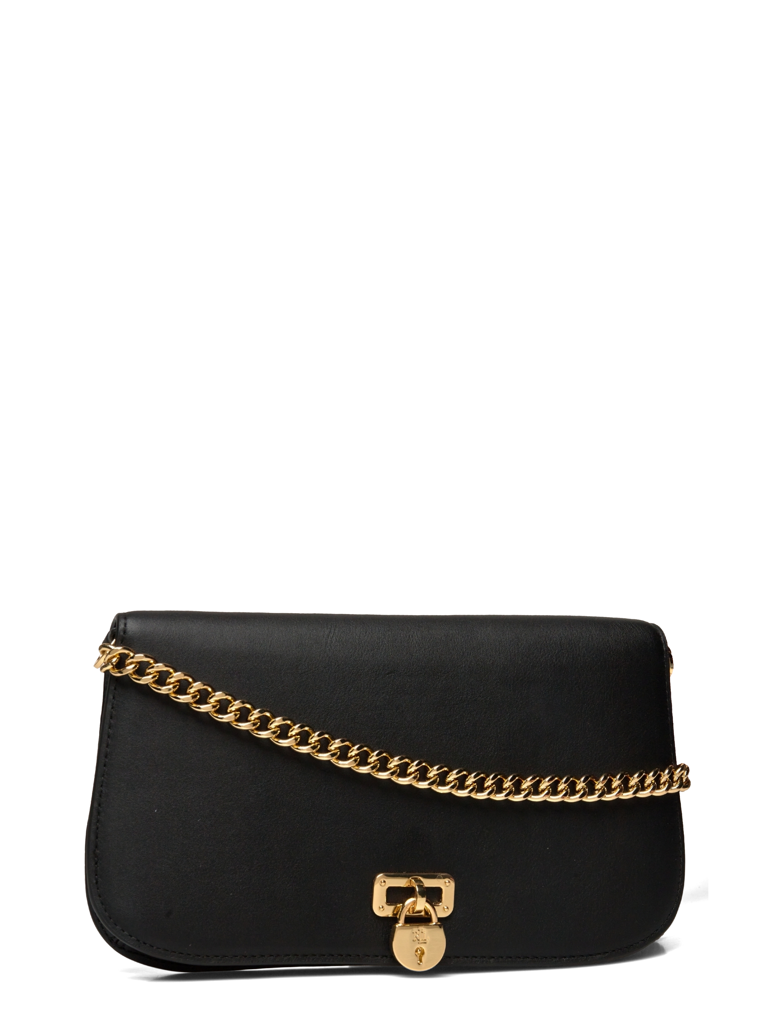 Lauren Ralph Lauren - Leather Medium Tanner Shoulder Bag - black - 2