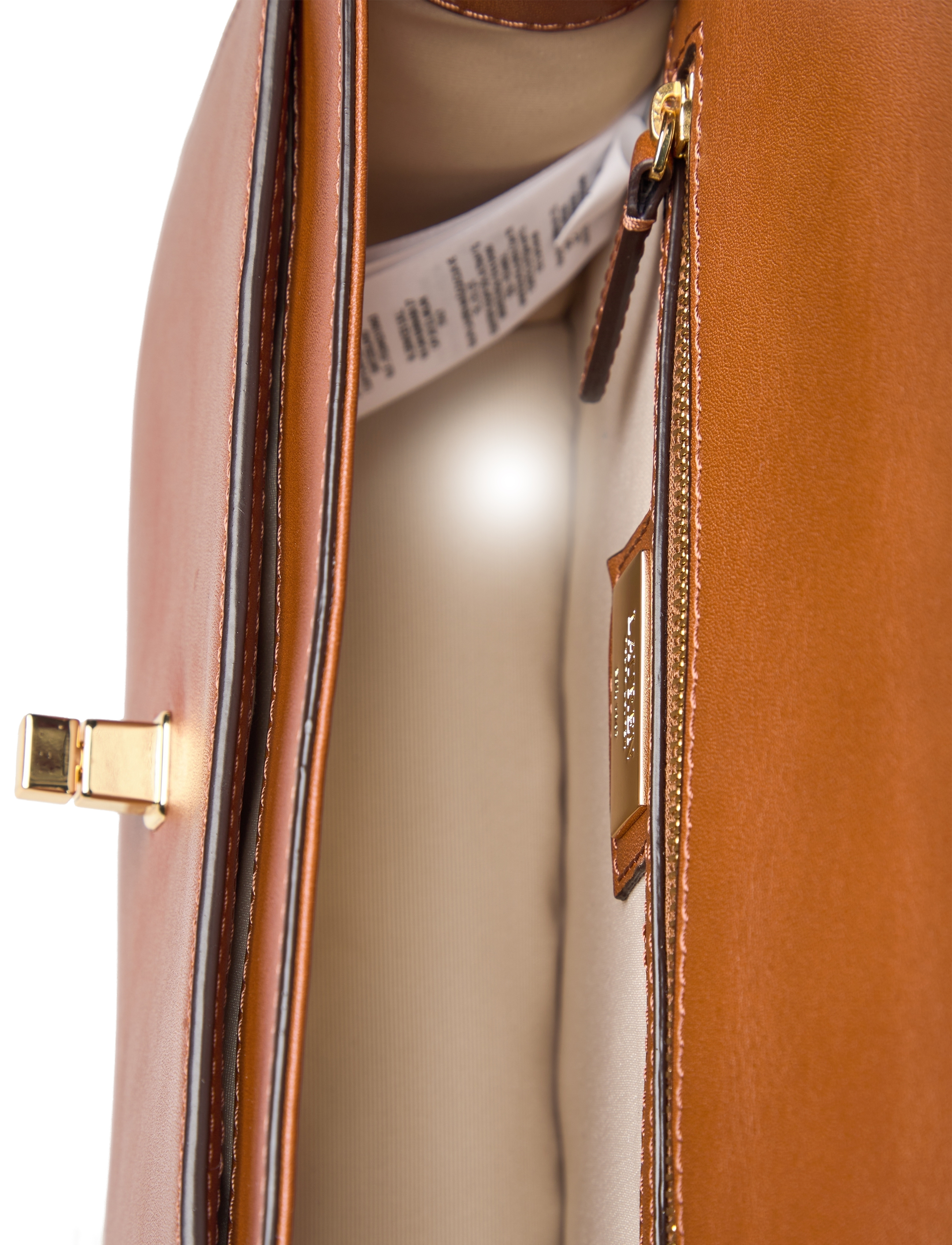 Lauren Ralph Lauren - Leather Medium Sophee Bag - lauren tan - 3