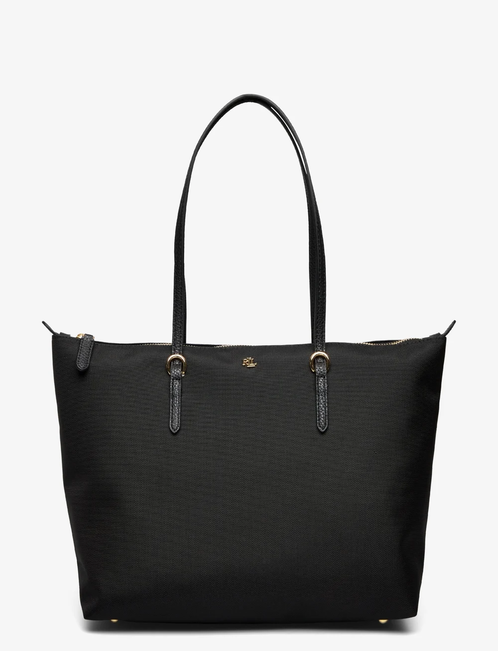 Lauren Ralph Lauren - Nylon Medium Keaton Tote Bag - totes - black - 0