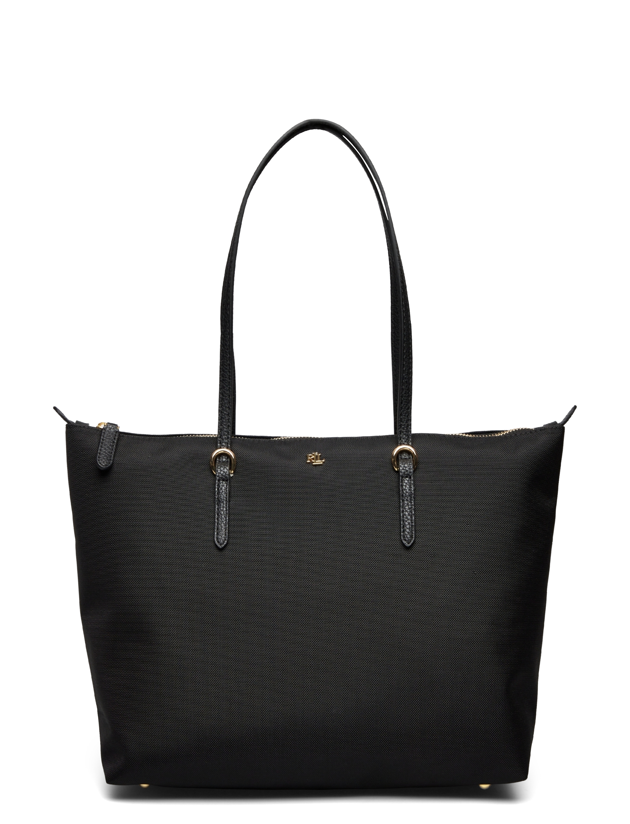 Lauren Ralph Lauren Nylon Medium Keaton Tote Bag - Taschen - BLACK / black