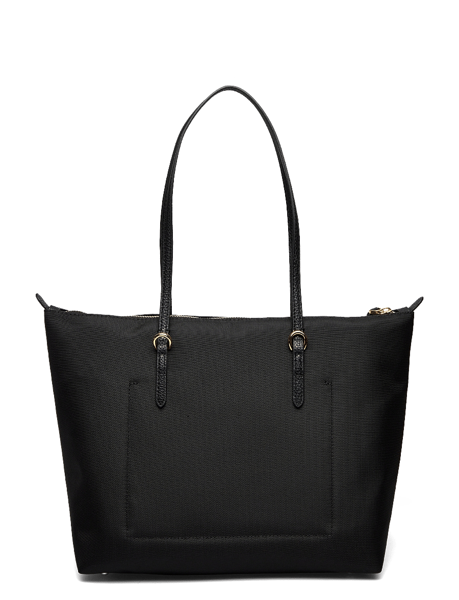 Lauren Ralph Lauren - Nylon Medium Keaton Tote Bag - shopper-laukut - black - 1