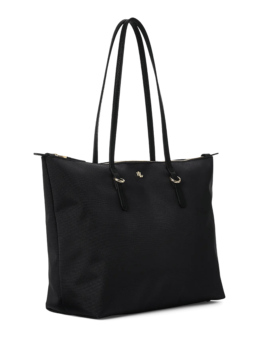 Lauren Ralph Lauren - Nylon Medium Keaton Tote Bag - shoppere - black - 3