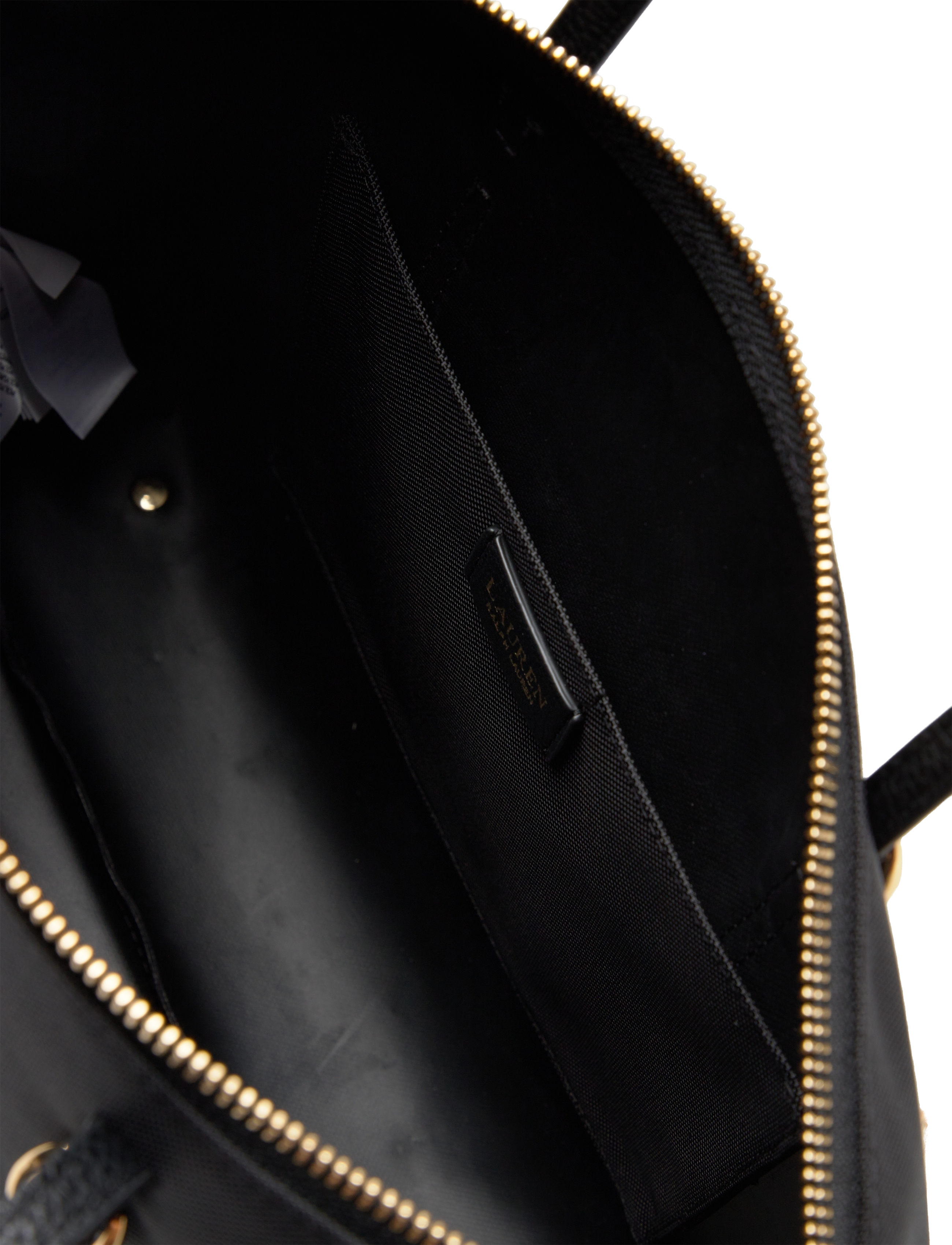 Lauren Ralph Lauren - Nylon Medium Keaton Tote Bag - shopper-laukut - black - 3