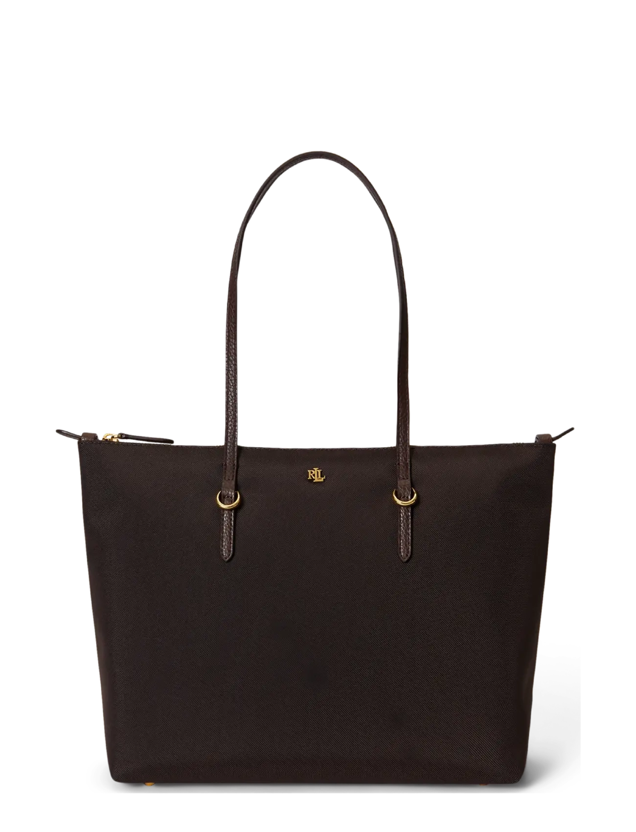 Lauren Ralph Lauren Nylon Medium Keaton Tote Bag - Taschen - CHESTNUT BROWN/CH / brown