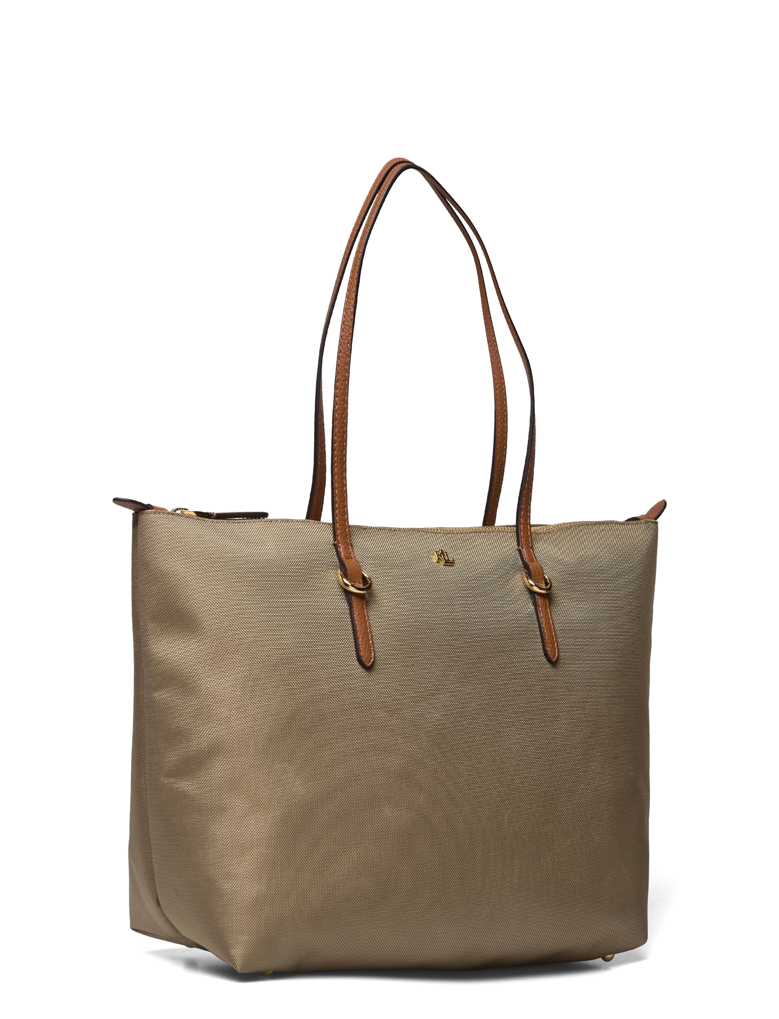 Keaton tygväska i nylon, brun, medium 5