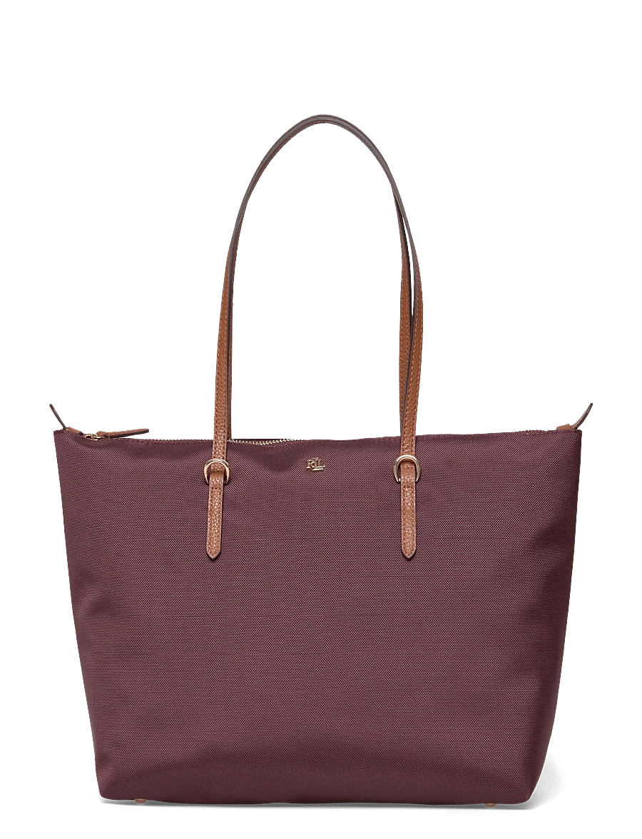 Lauren Ralph Lauren - RECYCLED NYLON-KEATON 26-TTE-MED - shoppere - dark garnet/laure - 0