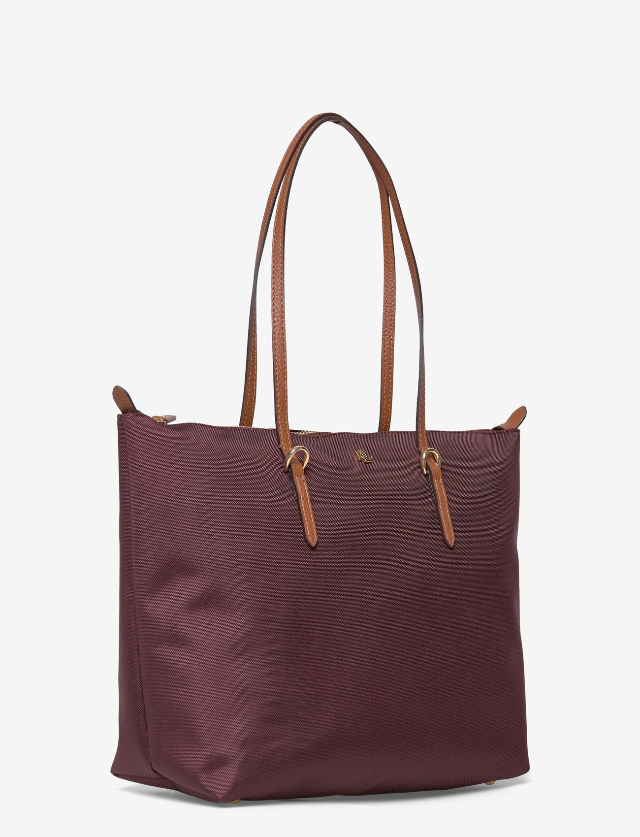 Lauren Ralph Lauren - Nylon Medium Keaton Tote Bag - tote-stiilis kotid - dark garnet/laure - 2