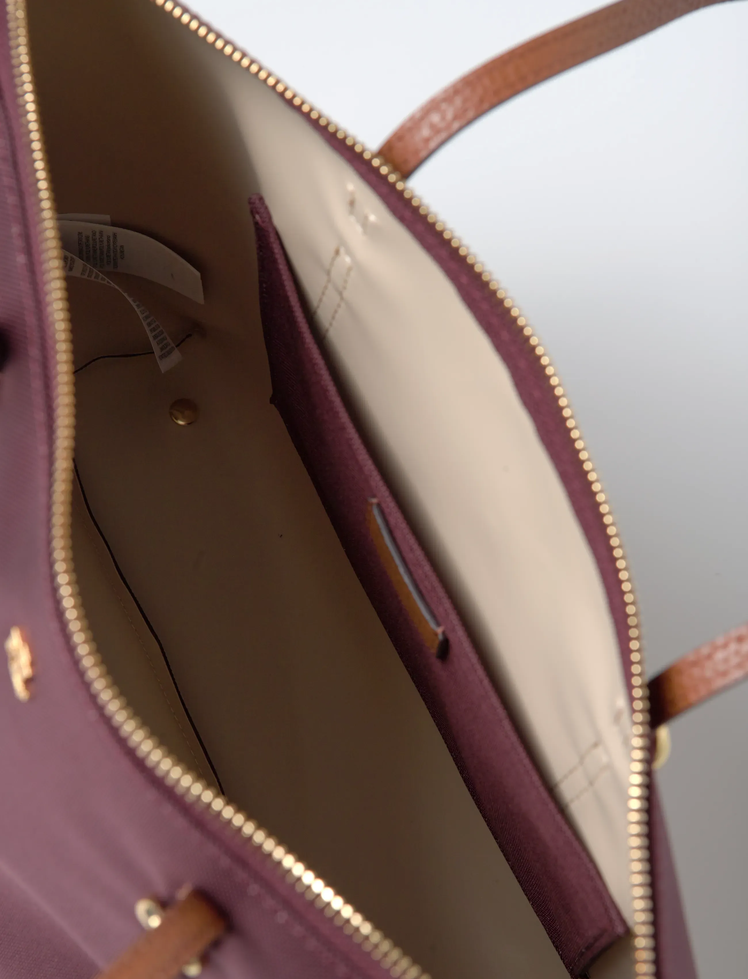 Lauren Ralph Lauren - RECYCLED NYLON-KEATON 26-TTE-MED - shoppere - dark garnet/laure - 5