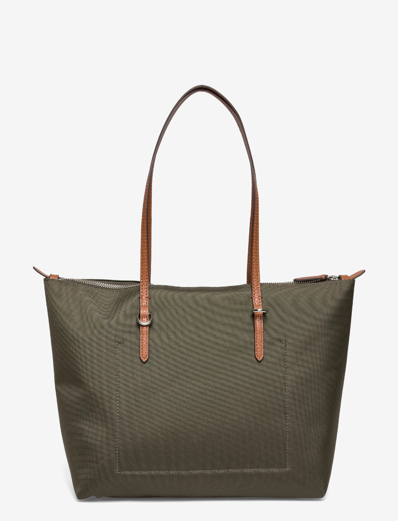 Lauren Ralph Lauren - Nylon Medium Keaton Tote Bag - tote bags - dark olive - 1
