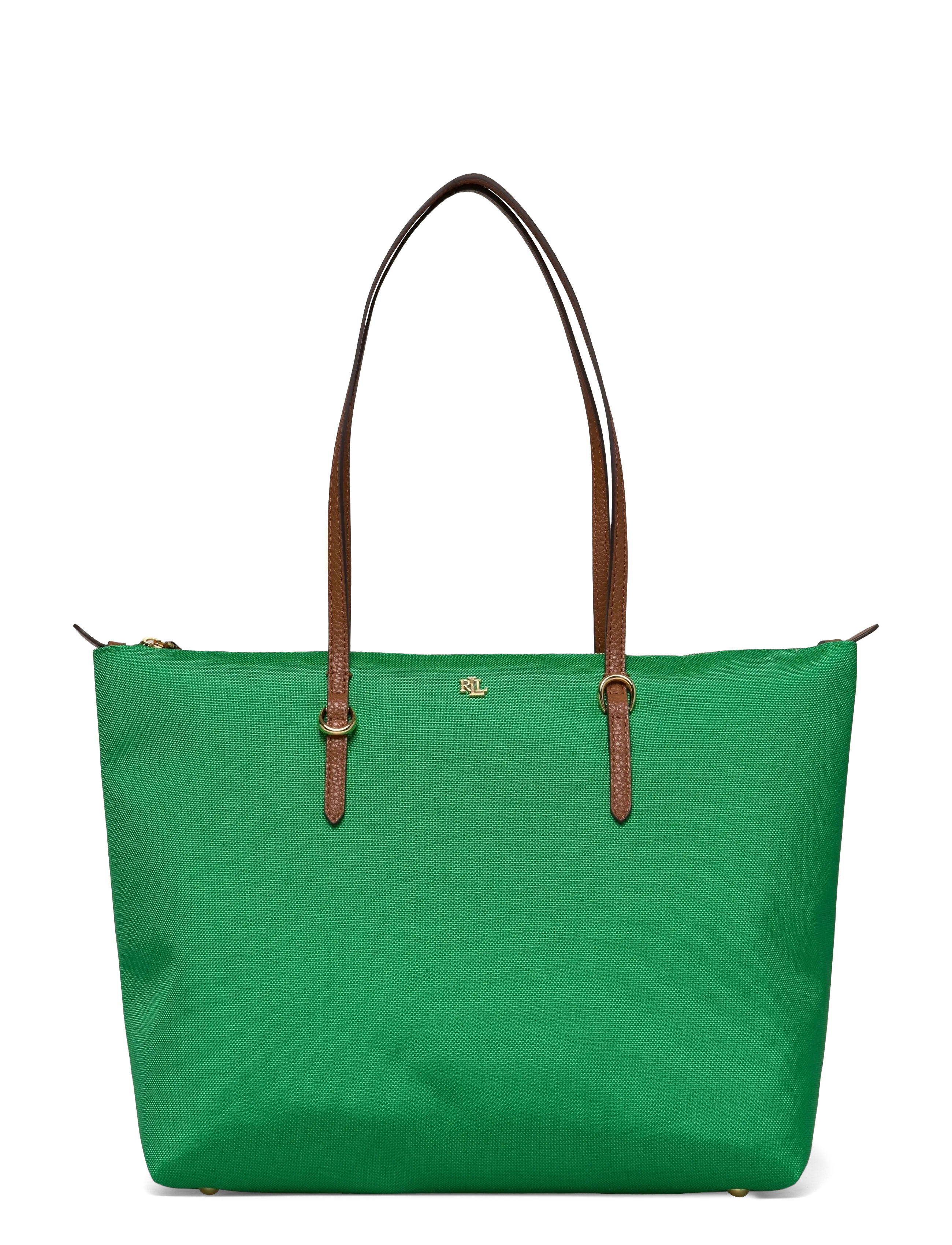 Lauren Ralph Lauren Nylon Medium Keaton Tote Bag - Ralph Lauren - GREEN TOPAZ/LAURE / green