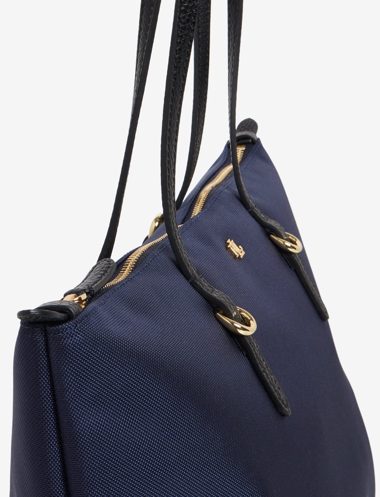 Lauren Ralph Lauren - Nylon Medium Keaton Tote Bag - pirkinių krepšiai - refined navy - 4