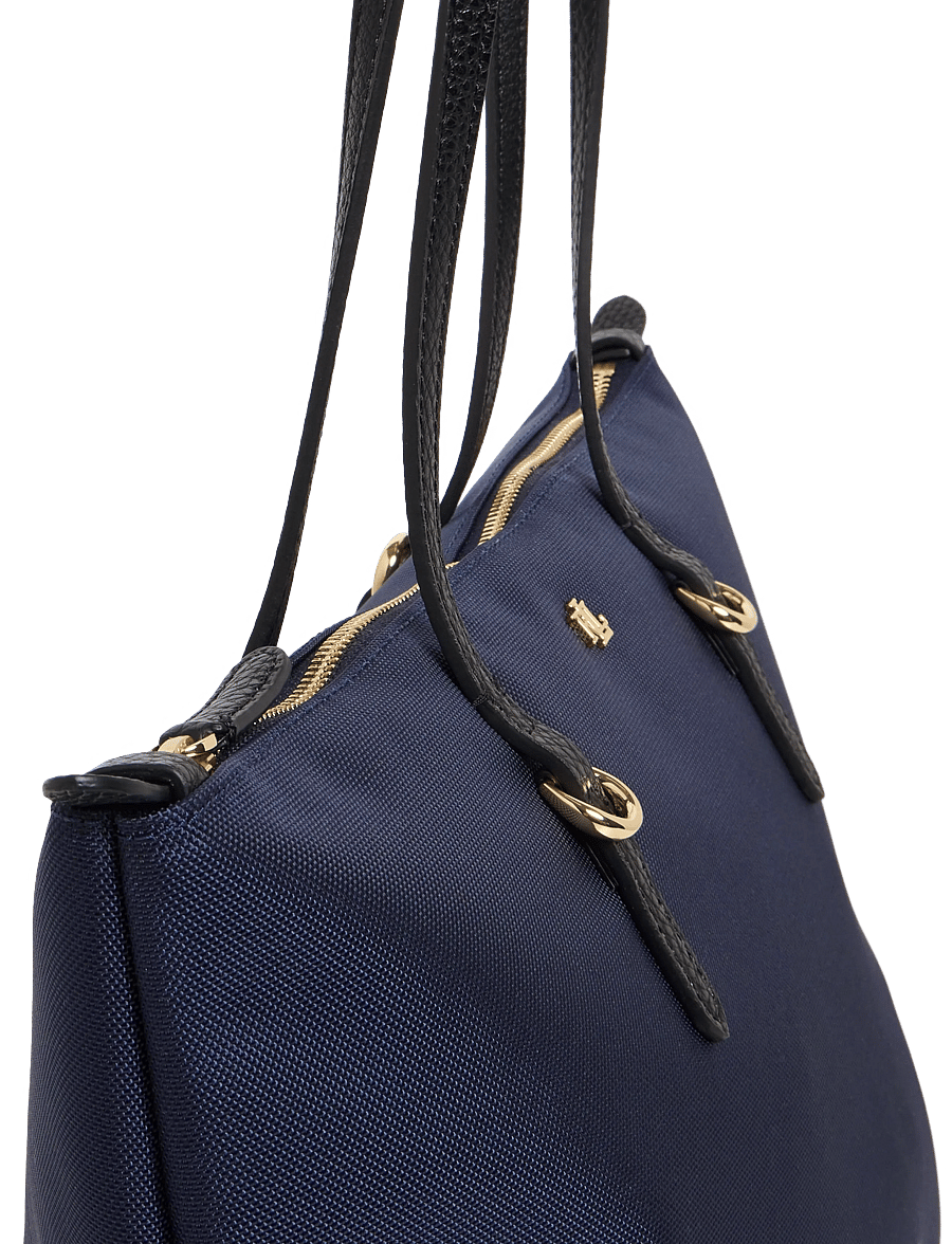 Lauren Ralph Lauren - RECYCLED NYLON-KEATON 26-TTE-MED - cabas - refined navy - 4