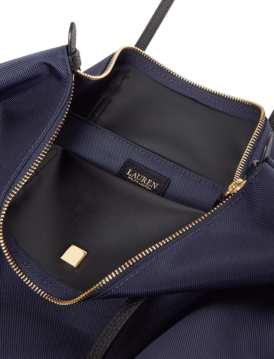 Lauren Ralph Lauren - RECYCLED NYLON-KEATON 26-TTE-MED - cabas - refined navy - 5