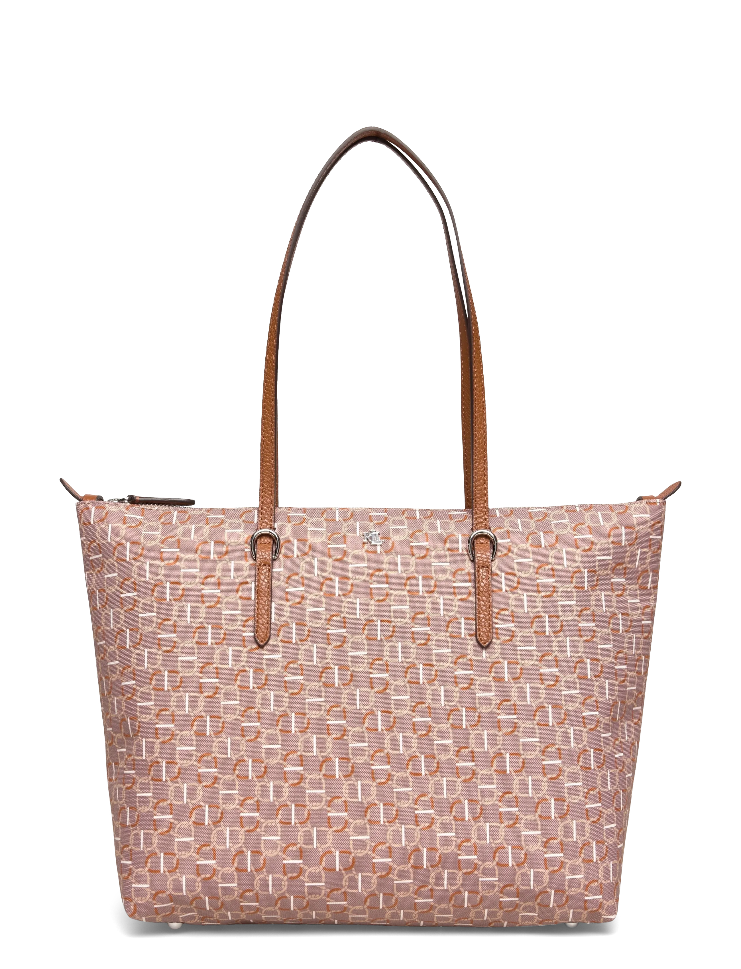 Lauren Ralph Lauren Nylon Medium Keaton Tote Bag - Taschen - RIDER GEO/LAUREN / pink/rose