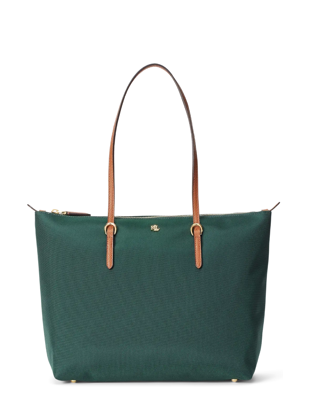 Lauren Ralph Lauren - Nylon Medium Keaton Tote Bag - shoppere - season green - 1