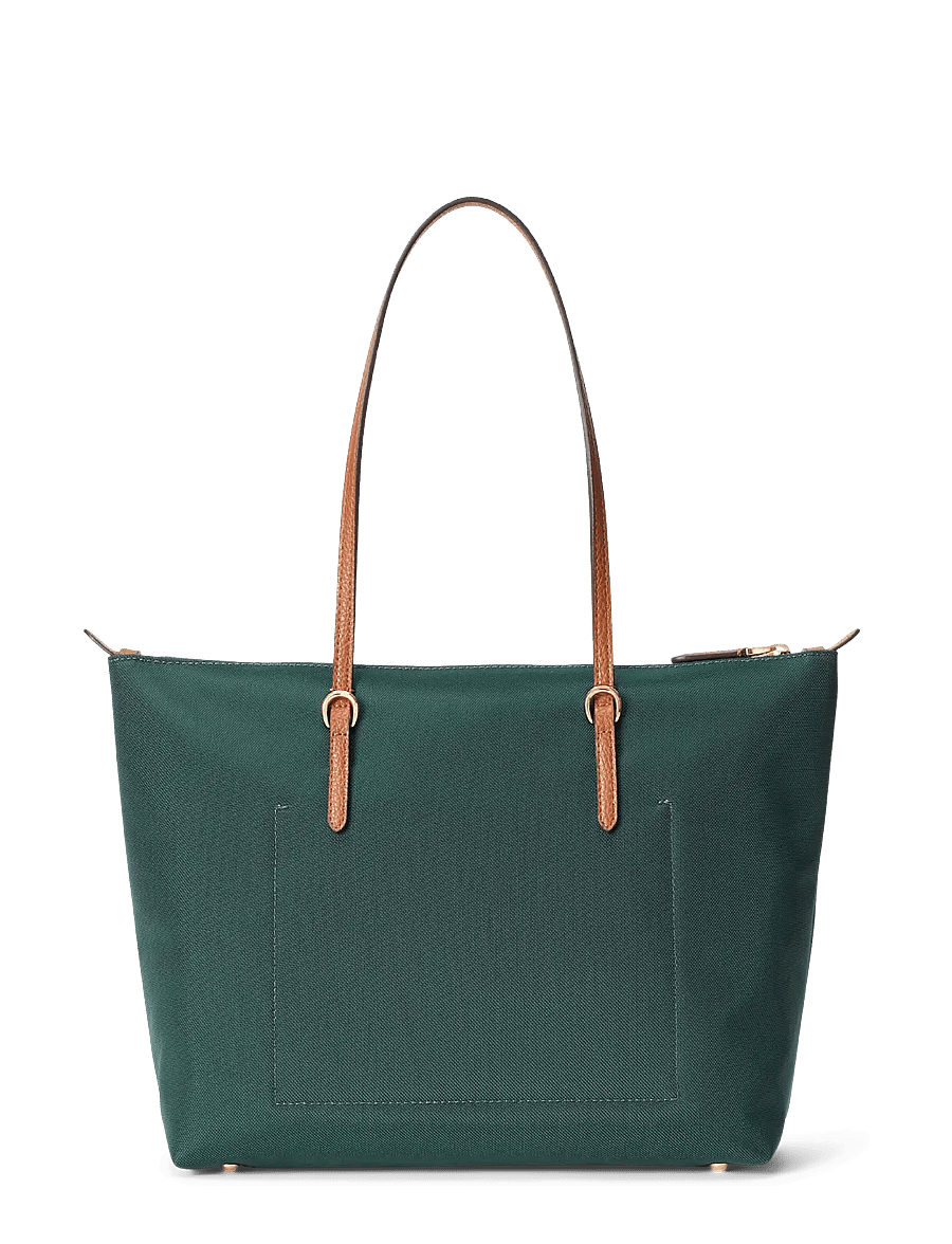 Lauren Ralph Lauren - Nylon Medium Keaton Tote Bag - shoppere - season green - 2