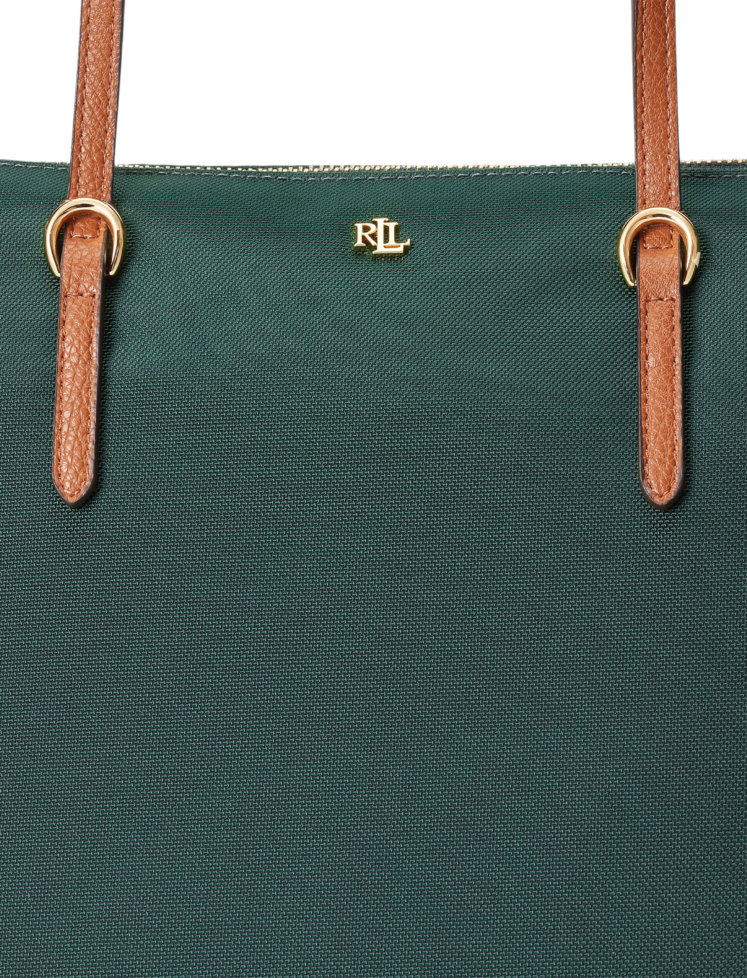 Lauren Ralph Lauren - Nylon Medium Keaton Tote Bag - shoppere - season green - 5