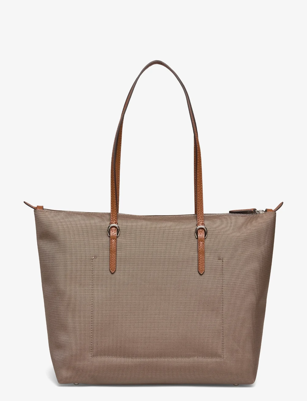 Lauren Ralph Lauren - Nylon Medium Keaton Tote Bag - totes - taupe brown/laure - 1