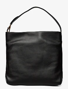 Leather Large Kassie Shoulder Bag, Lauren Ralph Lauren