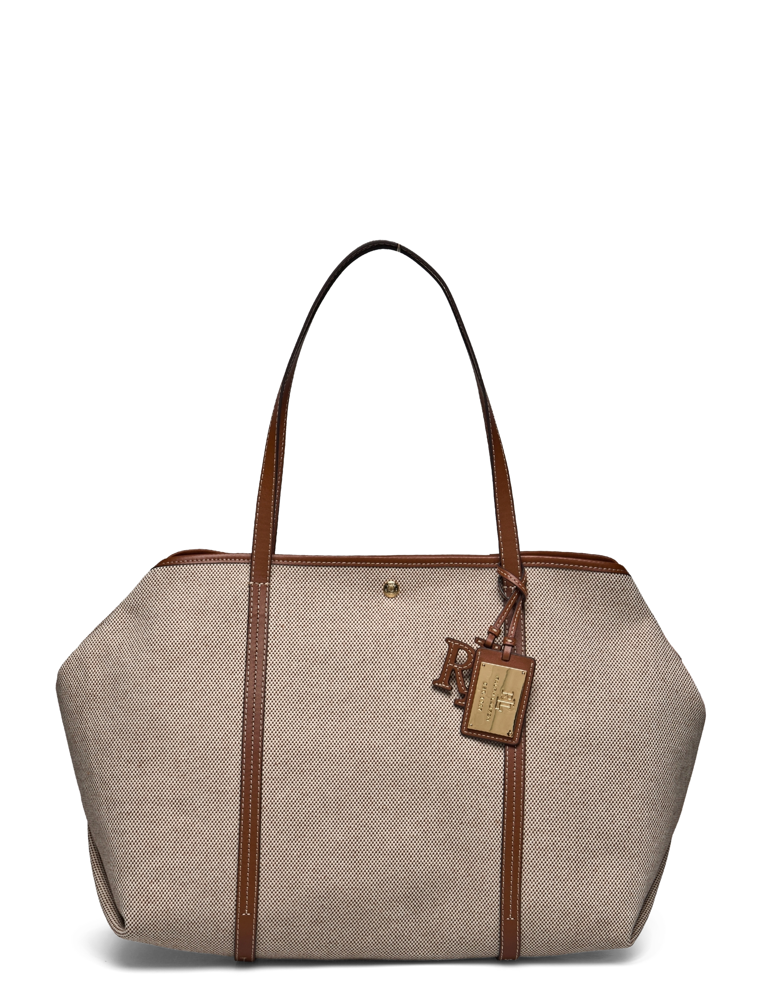 Lauren Ralph Lauren CRSS DYE CNVS/NT SM-EMERIE TOTE-TTE - Kampagne - NATURAL_LAUREN TA / beige