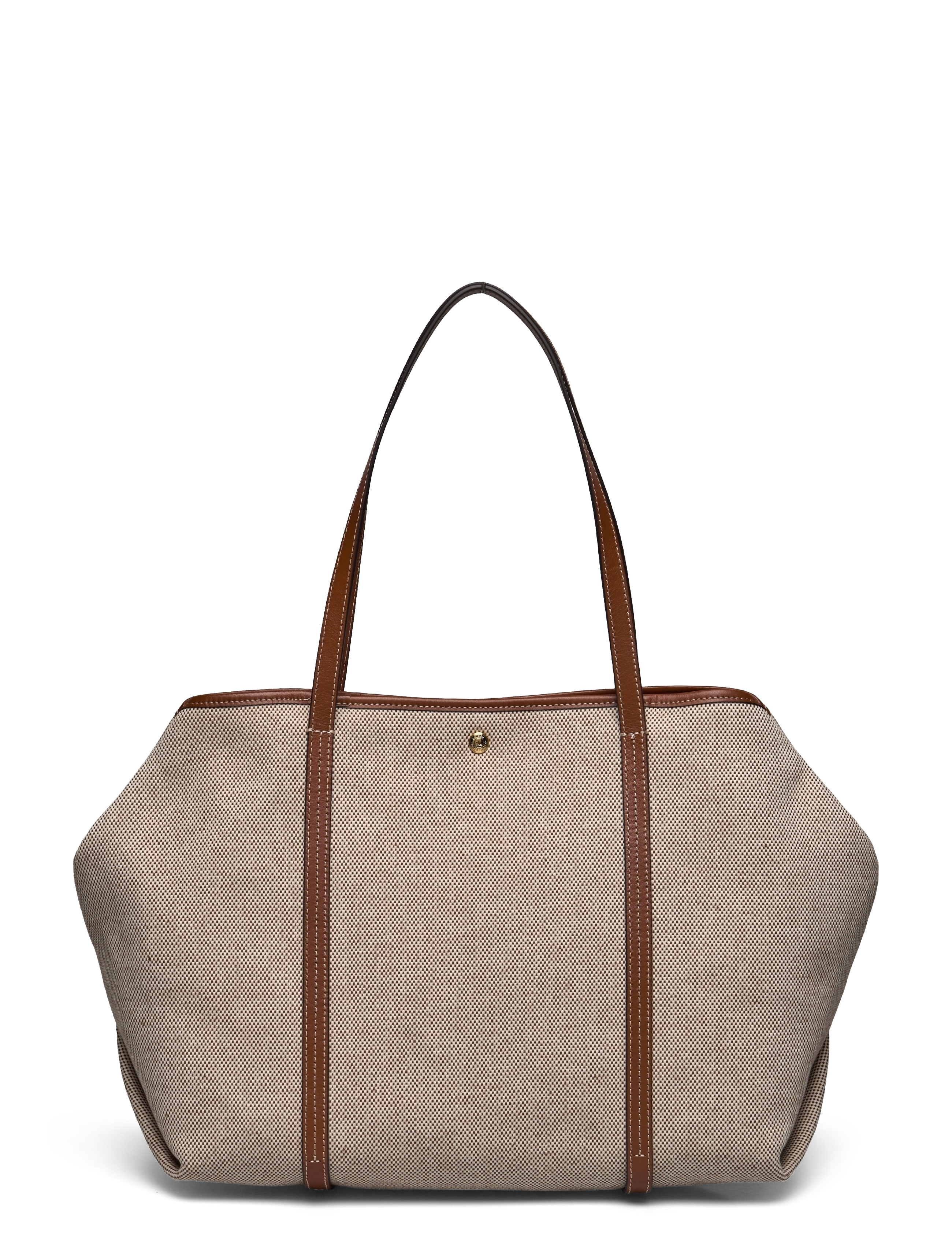 Lauren Ralph Lauren - CRSS DYE CNVS/NT SM-EMERIE TOTE-TTE - natural_lauren ta - 1