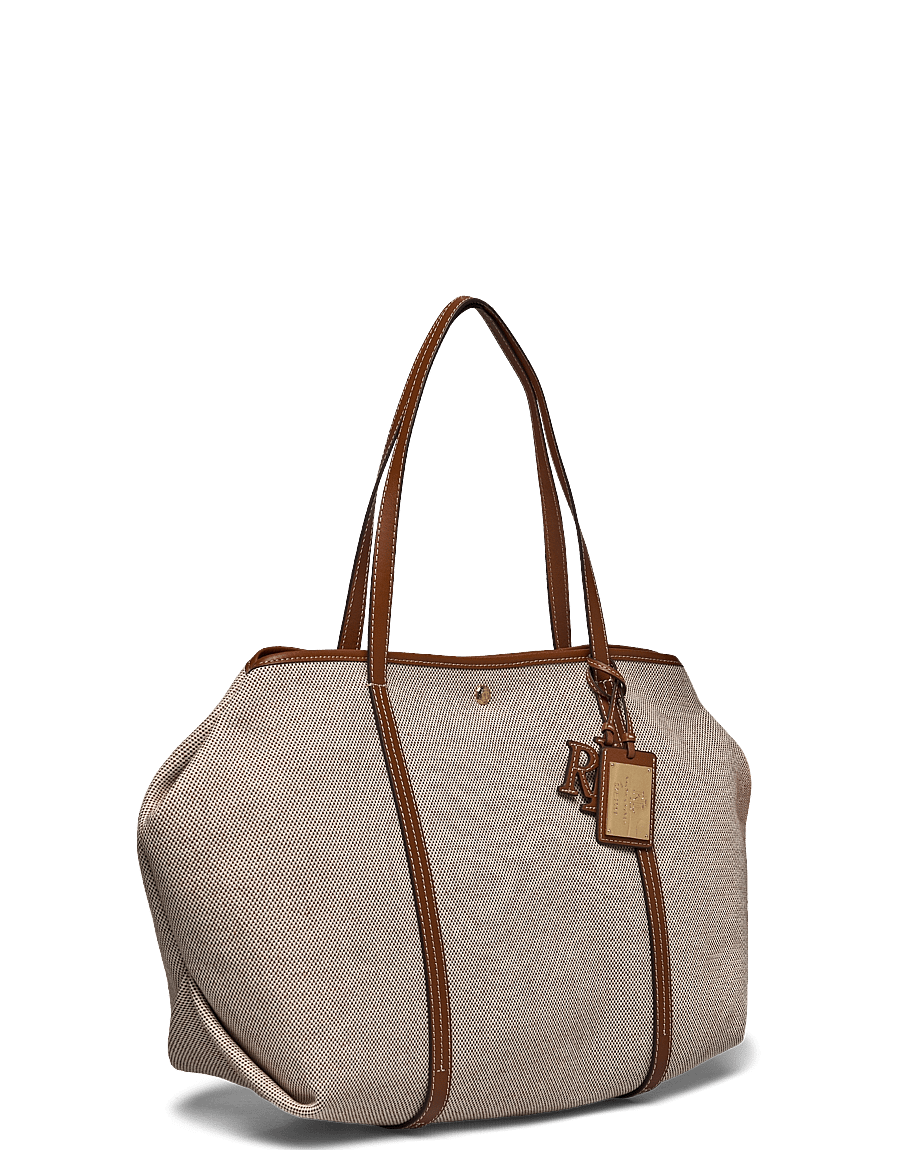 Lauren Ralph Lauren - CRSS DYE CNVS/NT SM-EMERIE TOTE-TTE - natural_lauren ta - 2
