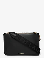Leather Medium Landyn Crossbody Bag - BLACK