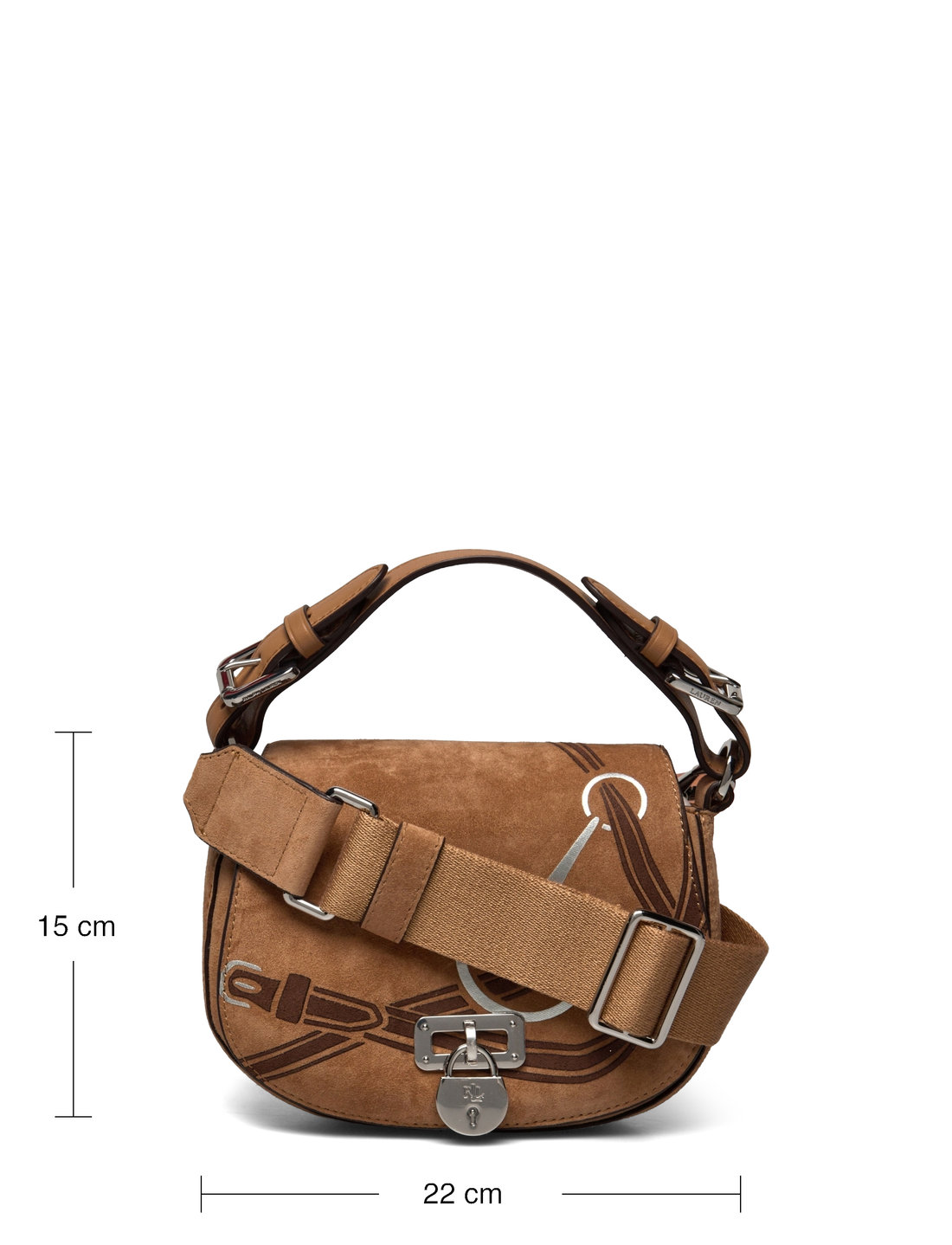 Lauren Ralph Lauren Suede Medium Tanner Crossbody Bag Shoulder