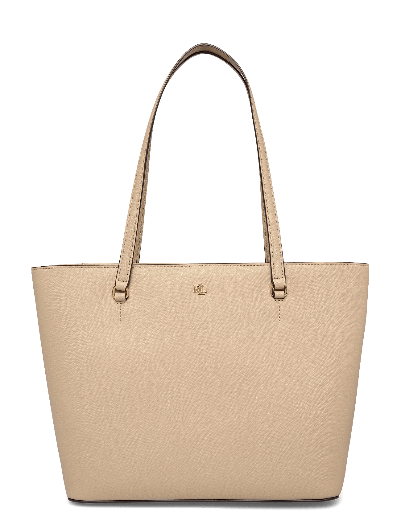 Crosshatch Leather Medium Karly Tote - BIRCH