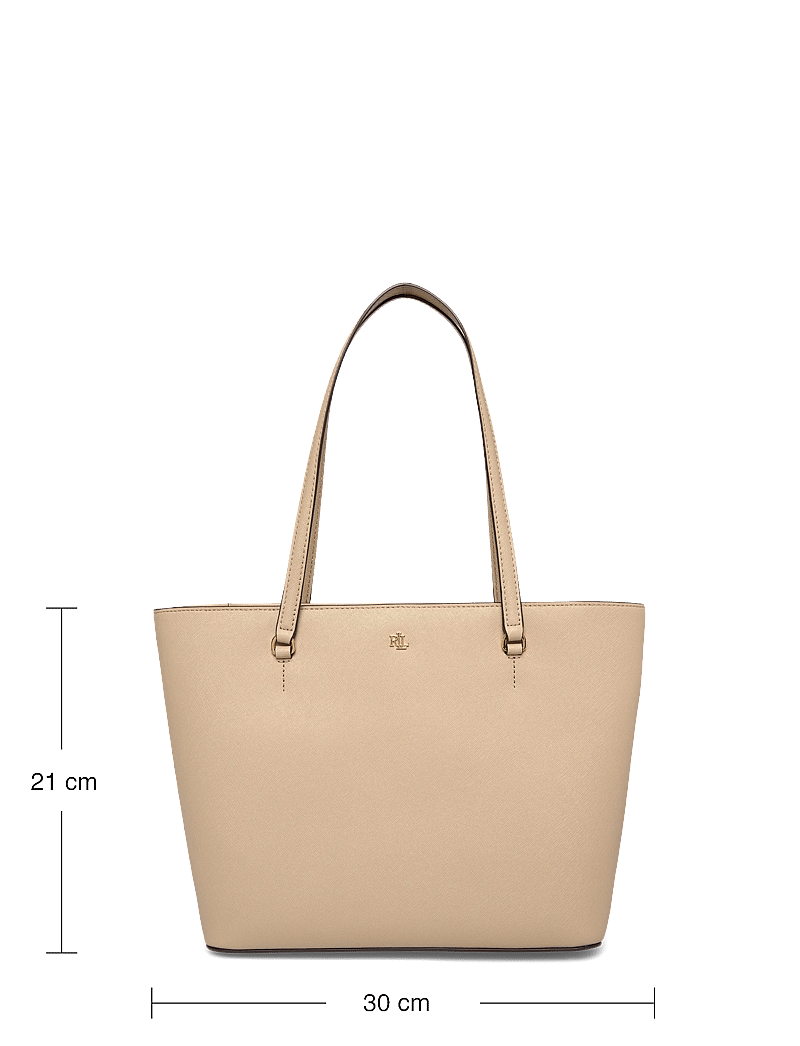 Lauren Ralph Lauren - CROSSHATCH LEATHER-KARLY SHPPER-TTE - cabas - birch tan - 3