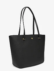 Lauren Ralph Lauren - Crosshatch Leather Medium Karly Tote - tote bags - black - 2