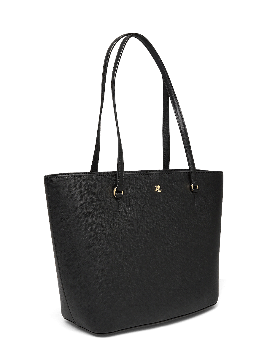 Lauren Ralph Lauren - Crosshatch Leather Medium Karly Tote - shopper - black - 2
