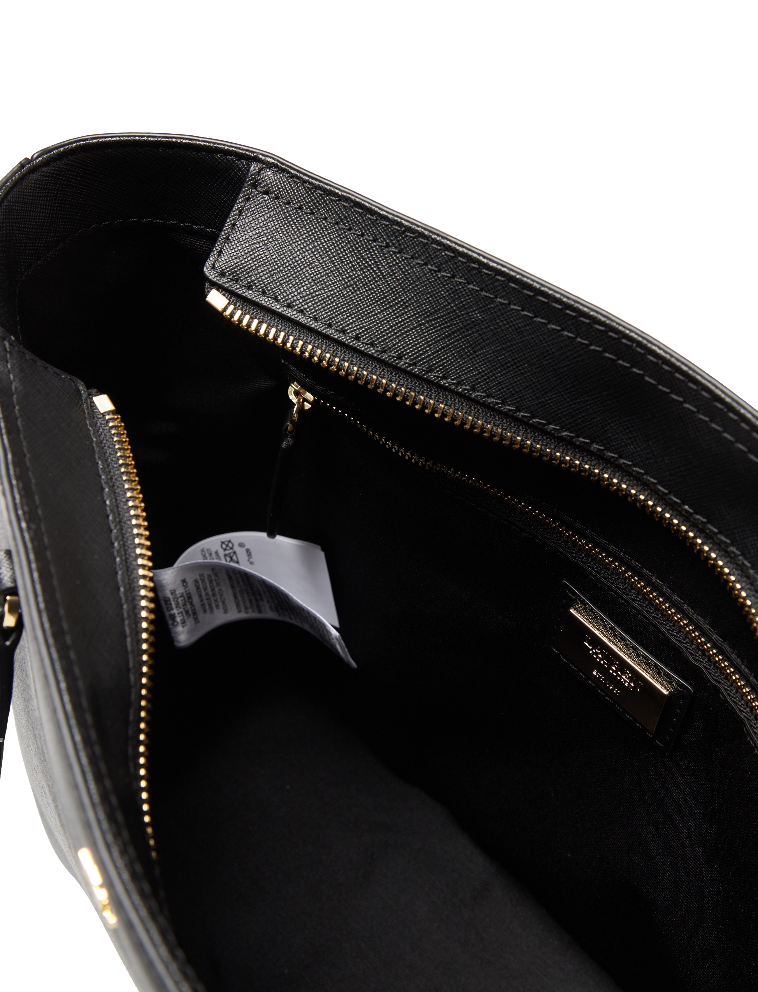 Lauren Ralph Lauren - CROSSHATCH LEATHER-KARLY SHPPER-TTE - shoppers - black - 3