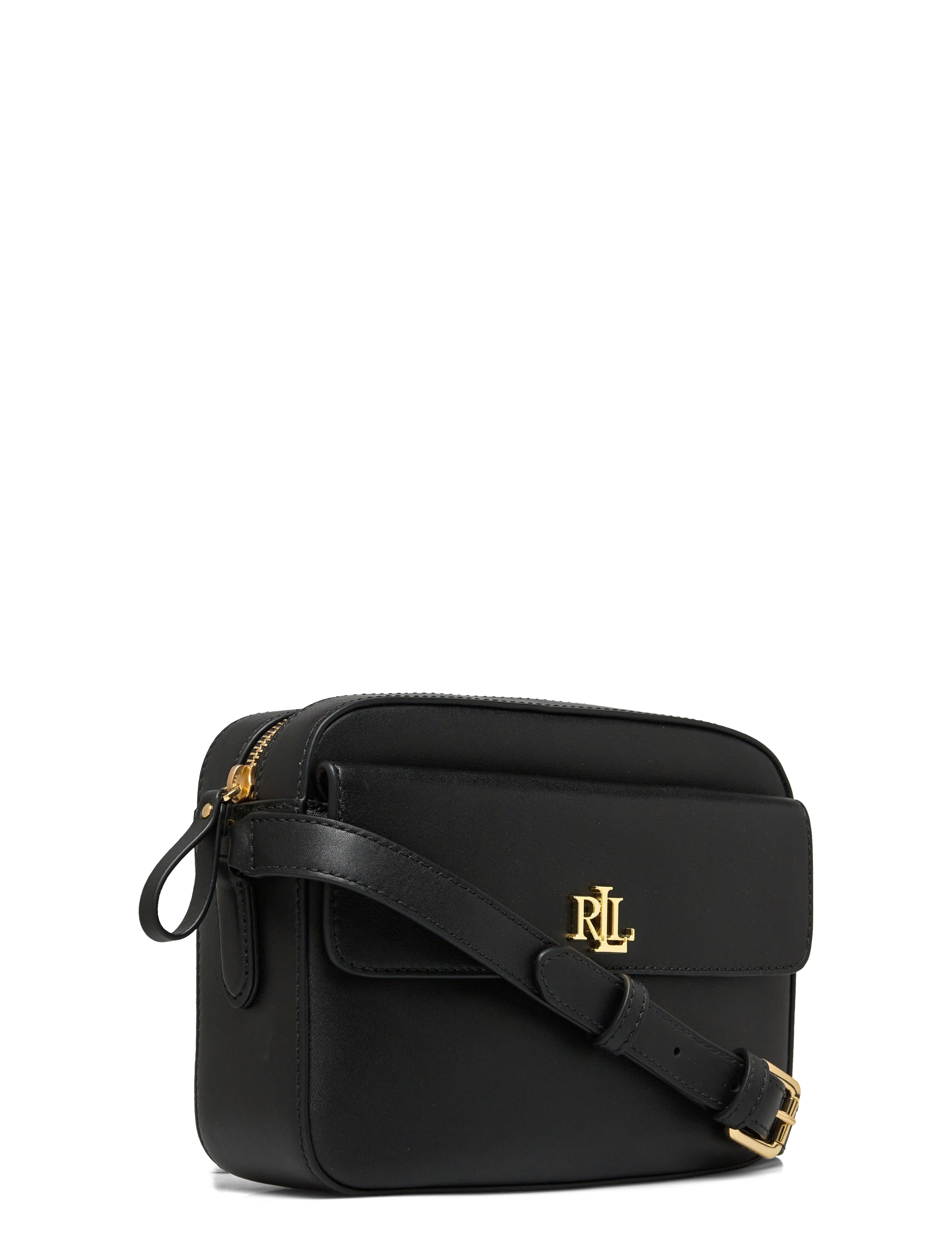 Lauren Ralph Lauren - Leather Medium Marcy Camera Bag - black - 2